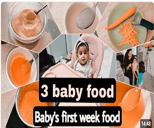 3 Nourishing Baby Foods For The First Week